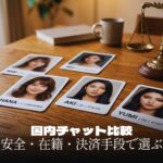 国内ライブチャット比較｜安全性・在籍規模・決済手段で選ぶ
