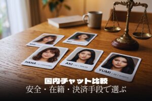 国内ライブチャット比較|安全性・在籍規模・決済手段で選ぶ