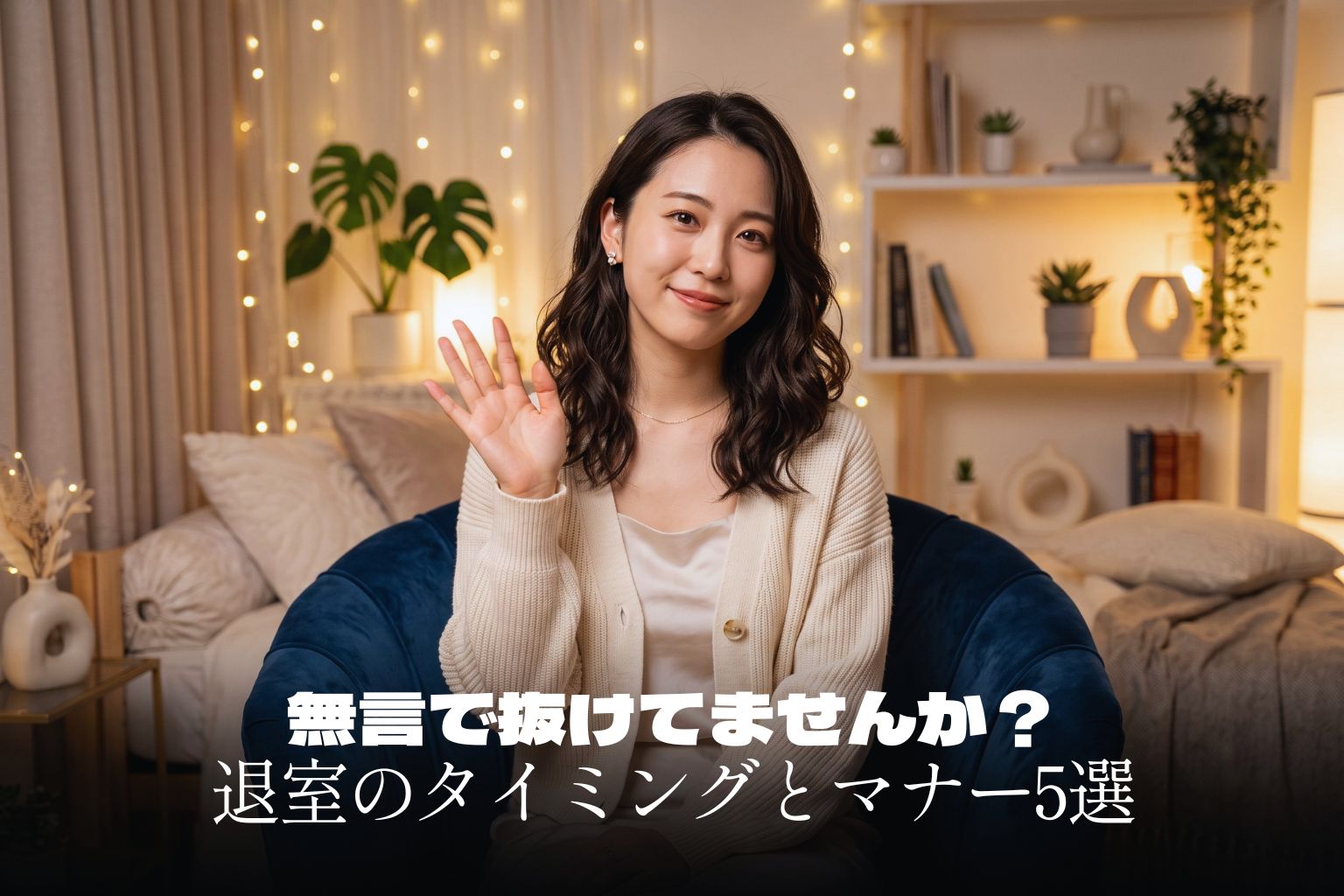 無言で抜けてない？ライブチャット退室タイミングとマナー5選